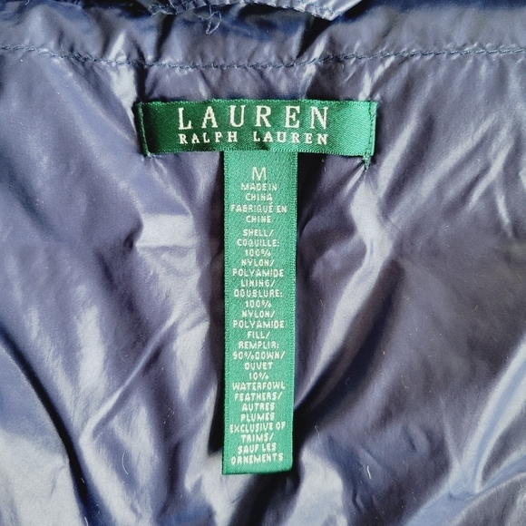 Lauren Ralph Lauren Blue Down Jacket - Picture 8 of 16